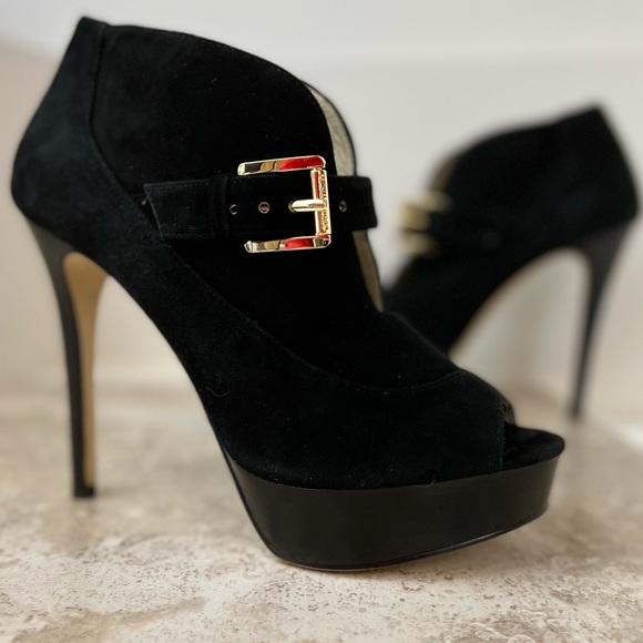 MICHAEL Michael Kors Shoes - Sale💕MICHAEL MICHAEL KORS Black Suede Stilettos Sz 8 1/2